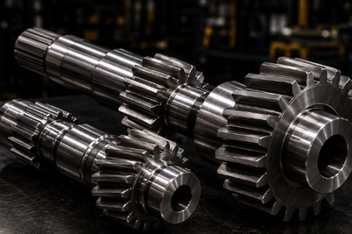 Pinions and Shafts